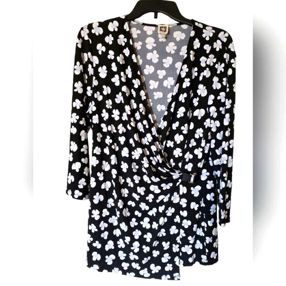 Anne Klein cross over top